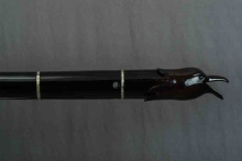 Nigerian Ebony Native American Flute, Minor, Contra Bass D-3, #O9C (12)